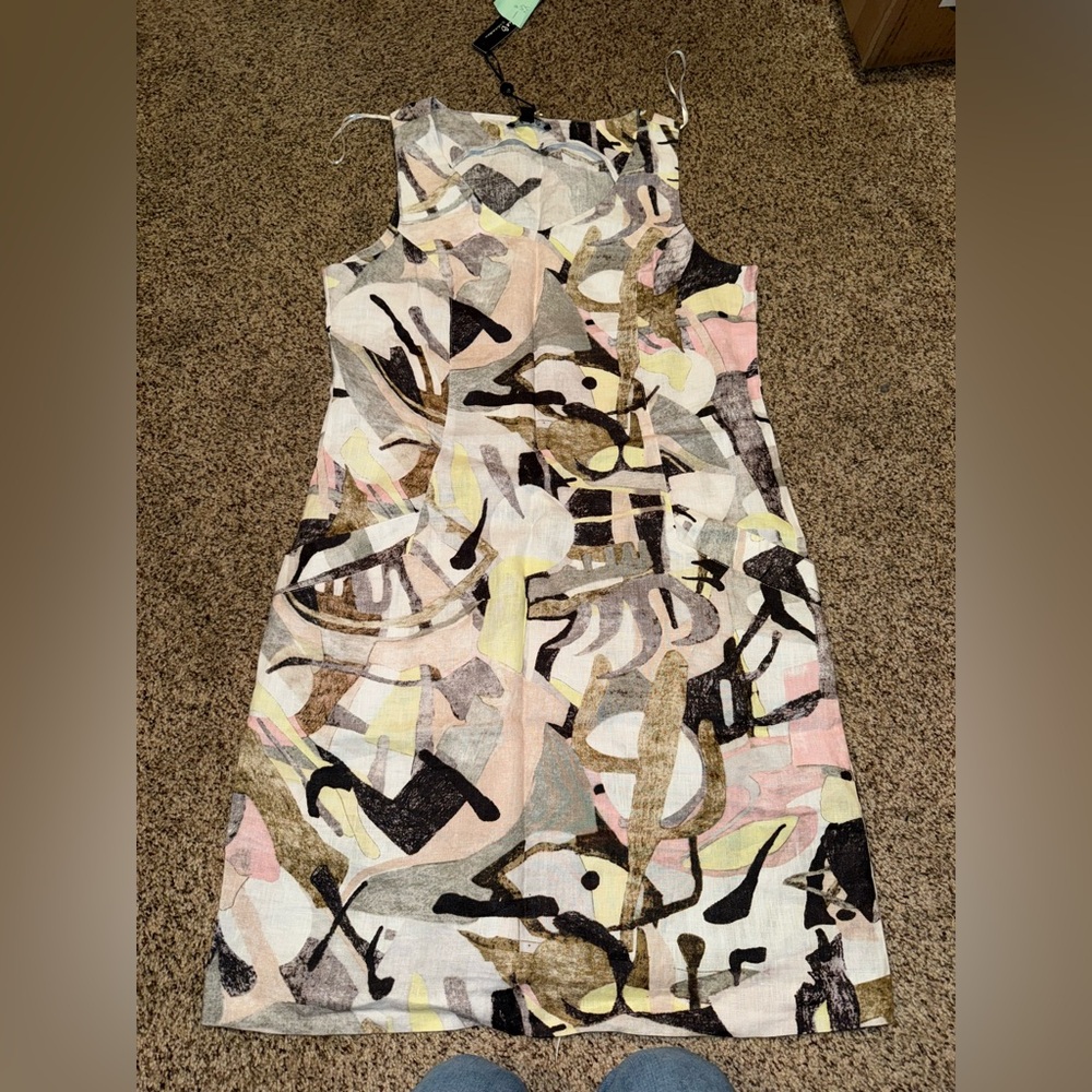 NWT Charlie B Monochrome Patterned Top